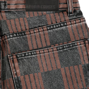 Bobo Choses - Mom Fit Organic Cotton Jeans | Dark grey denim