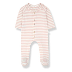 1+ in the family - Camila Striped Pajamas | Beige pink