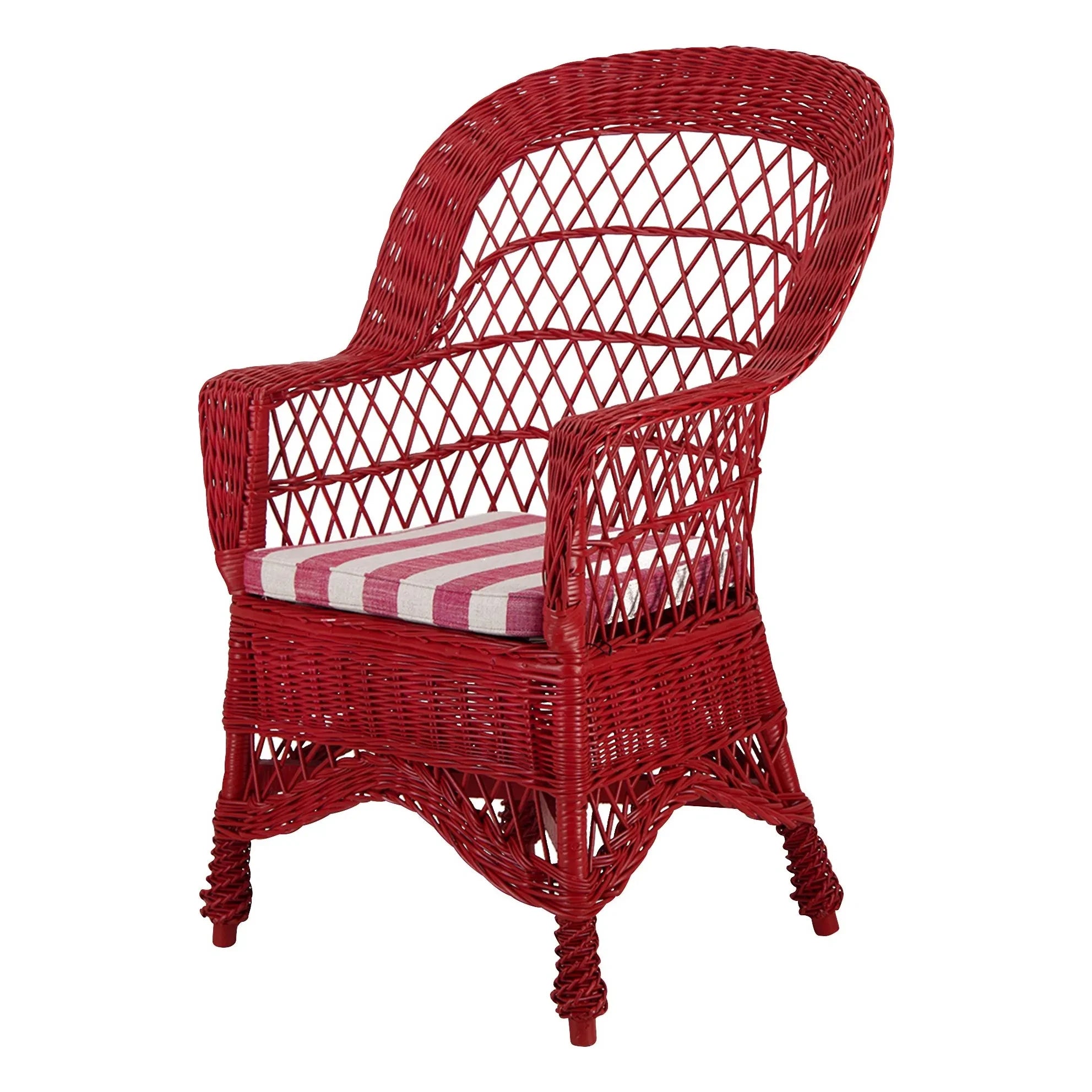 House of Capricorn - Furnas wicker armchair | Red