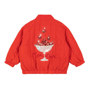 Konges Sløjd - Mon Chéri Sequin Quilted Jacket | Red