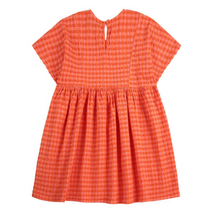 Bobo Choses - Checked Dress | Coral