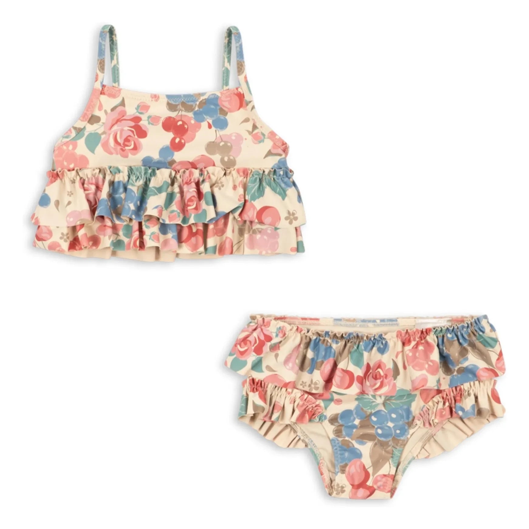 Konges Sløjd - Manuca Fleuri Recycled Fiber Swimsuit | Beige