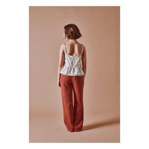 Emile et Ida - Organic Cotton Printed Top | Cream