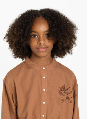 Hundred Pieces - Enoha Star Dress | Brown