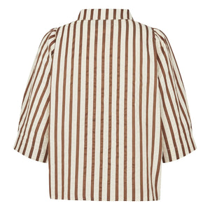 Lollys Laundry - Bono Cotton Shirt | Mocha