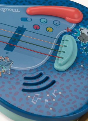Moulin Roty - Electric Guitar - Puce & Pilou | Blue