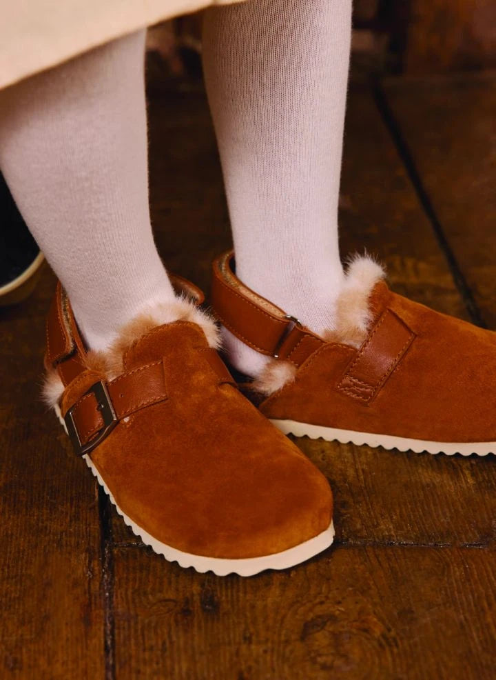 Bonton - Lined Slippers | Camel