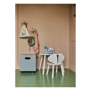 Nofred - Oak Mouse Table | White