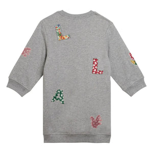 Stella McCartney Kids - Stella Sweat Elbise | Gri Melanj