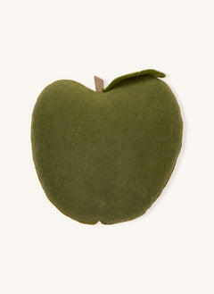 Muskhane - Felt Apple Cushion | Moss Green