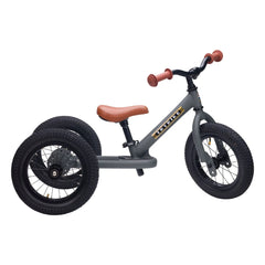 Trybike - Balance Bike - Tricycle | Charcoal Gray