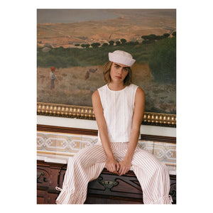 The Tiny Big Sister - Cotton Top | White