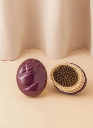 La Bonne Brosse - The Talm Body Brush x La Bonne Brosse No. 01 - For Sensitive Skin | Aubergine