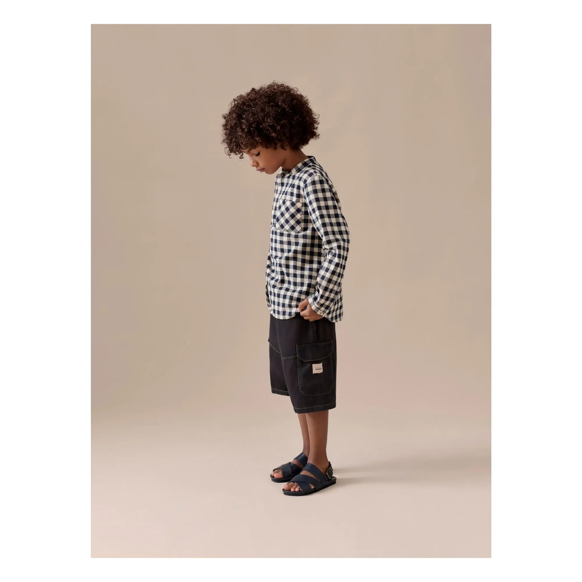 Bonpoint - Lawson Organic Cotton Cargo Shorts | Black