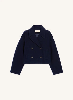 Vanessa Bruno - Beran Wool Coat | Navy
