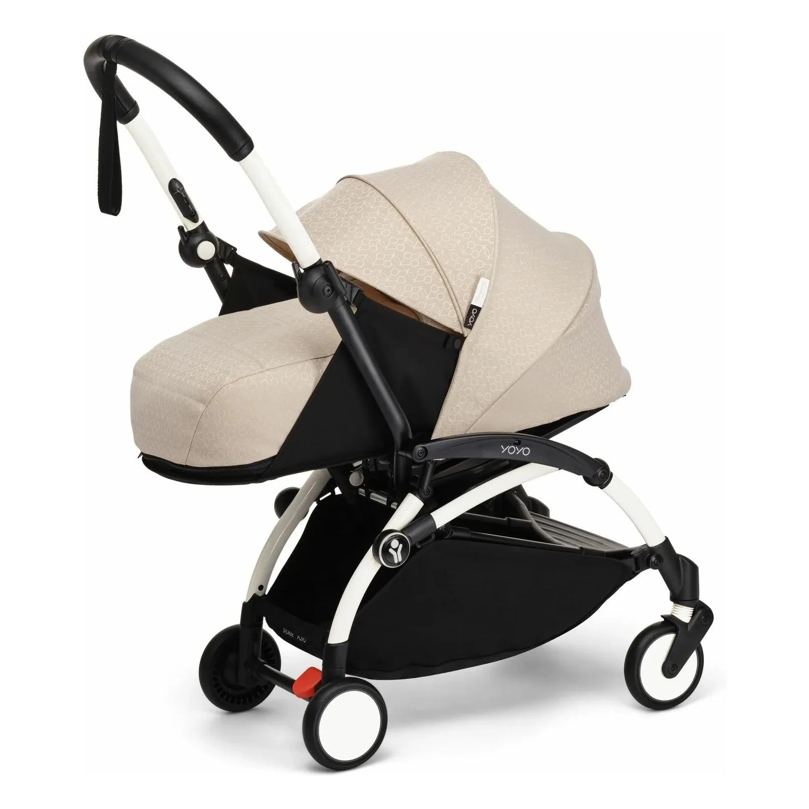 Stokke® - YOYO³ Bonpoint 0+ Newborn Stroller White Frame | Beige
