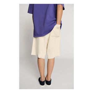 American Vintage - Fuxow Organic Cotton Jogger Shorts | Off-white