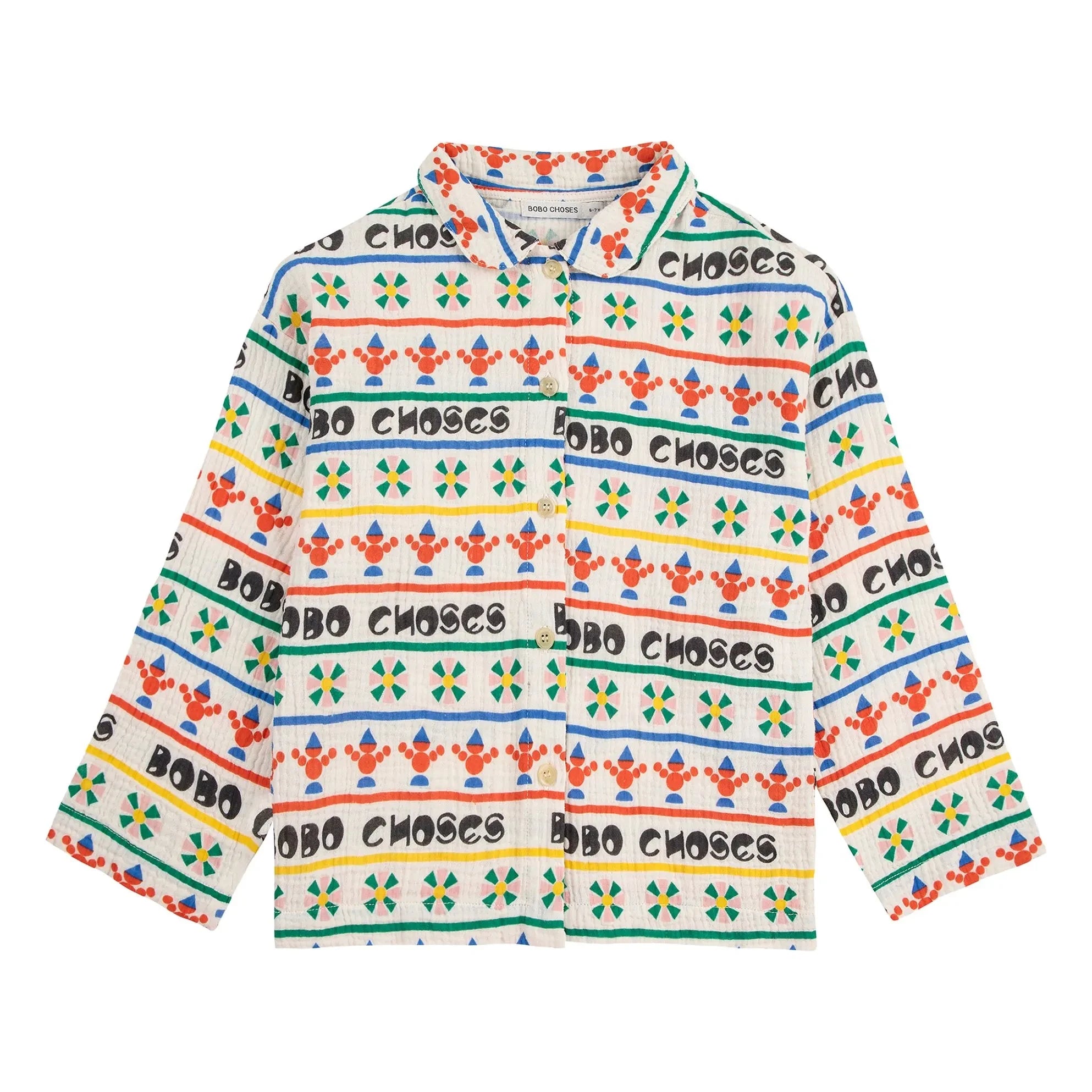 Bobo Choses - Bobo Organic Cotton Pajamas | Ecru