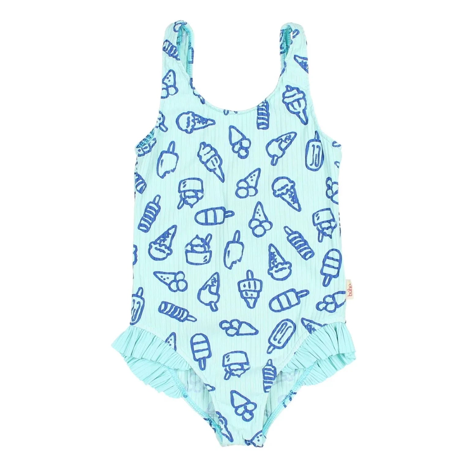 Búho - Striped Glaces Swimsuit | Aqua