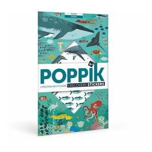 Poppik - Ocean Poster + Stickers