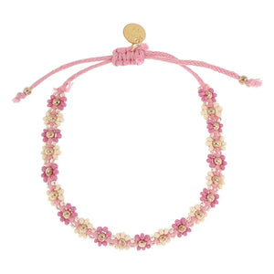 Jenest - Flower Bracelet | Pink