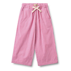Wheat - Sasha Organic Cotton Striped Pants | Pink