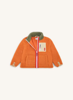 Hello Hossy - Polar Zip-Up Jacket | Orange