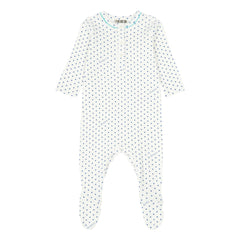 Bonton - Jersey Star Patterned Pajama - No Sleep Club Collection | Blue