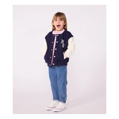 Petit Bateau - Teddy Jacket | Navy Blue