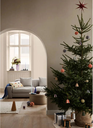 Broste Copenhagen - Cotton Christmas Ornament | Burgundy