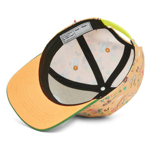 Hello Hossy - Music Festival Curved Visor Hat Made from Recycled Fibers | Green