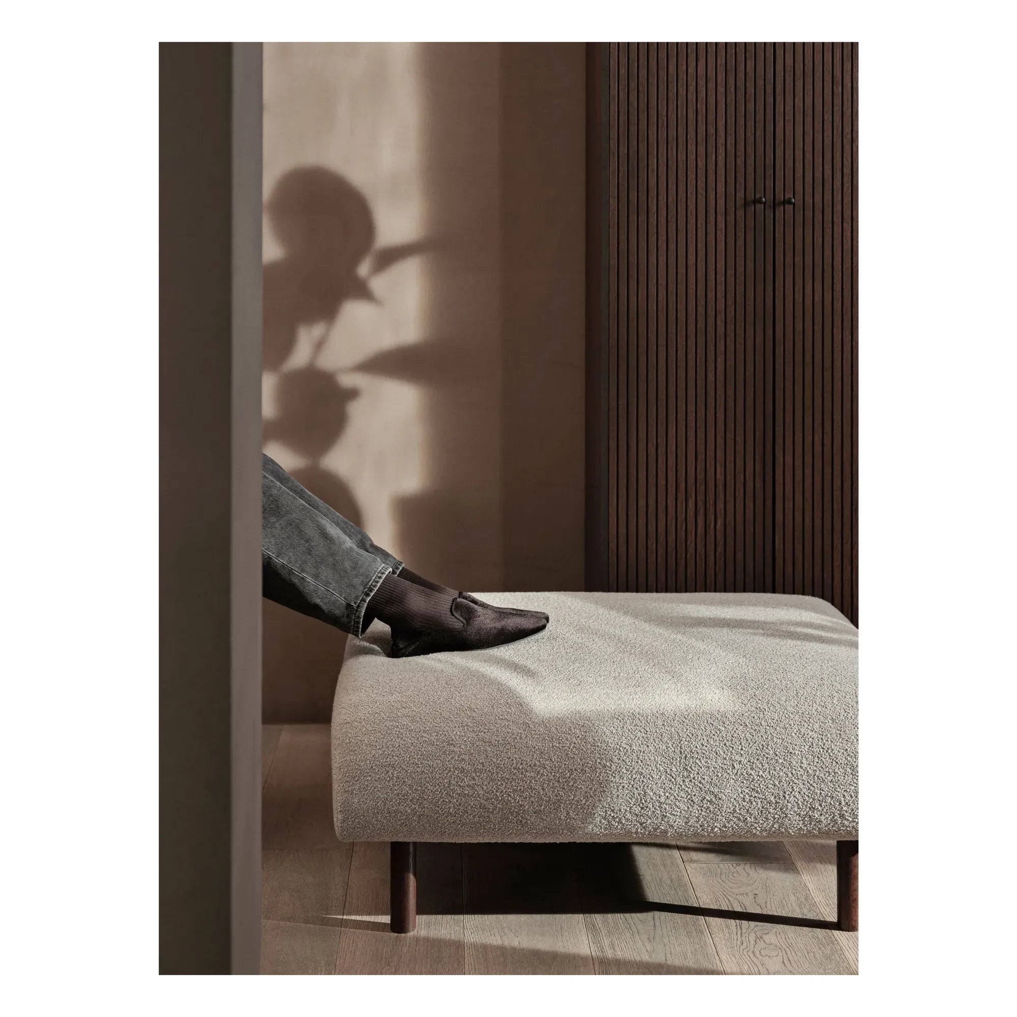 Ferm Living - Dase Swirl Seating Module and Pouf | Beige