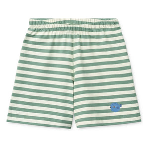 Liewood - Poisson-Globe organic cotton T-shirt and shorts set | Green