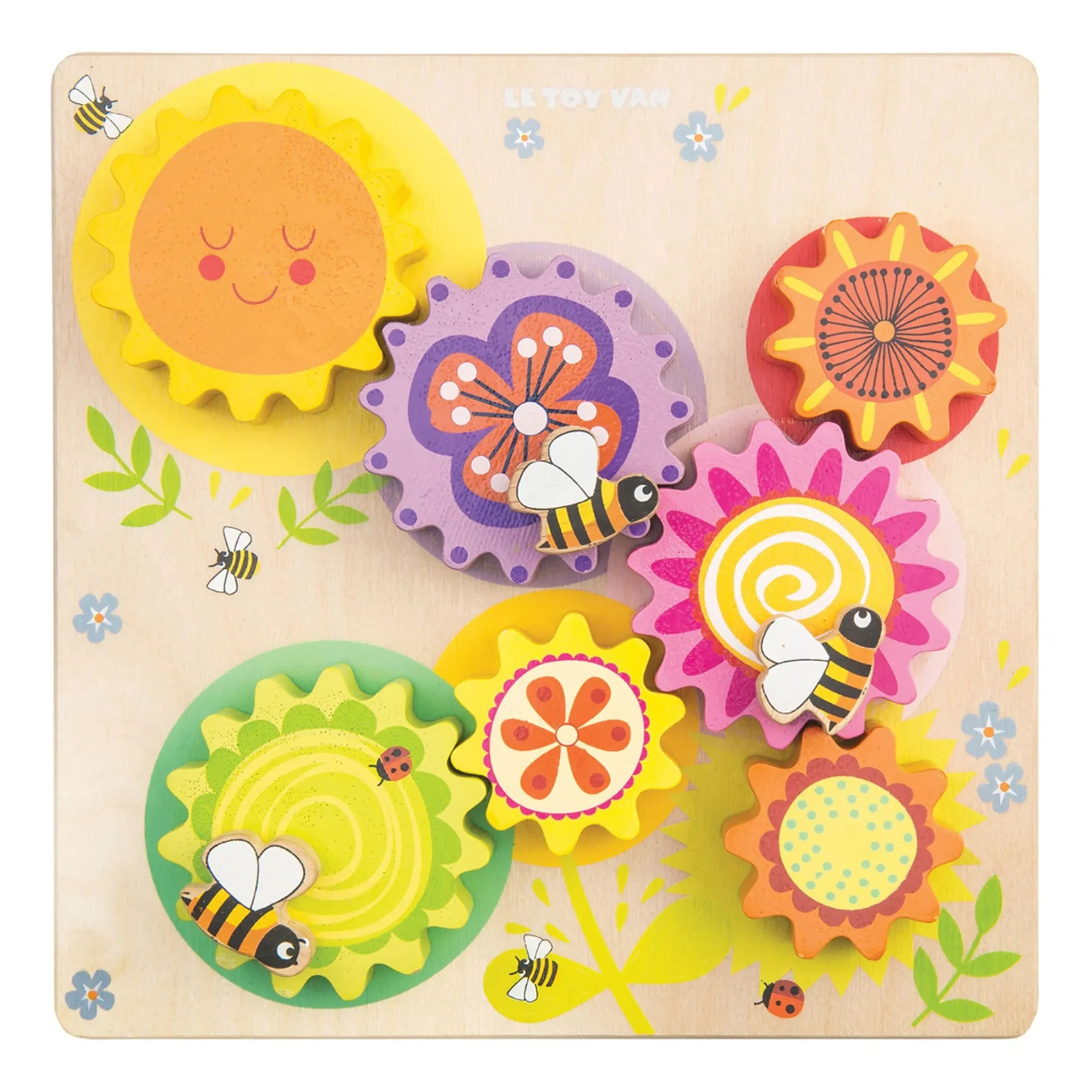 Le Toy Van - Bees and Flowers Wooden Gear Toys