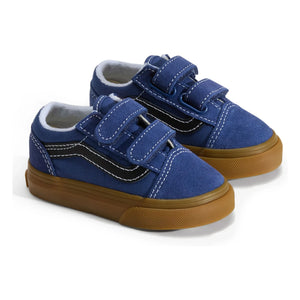 Vans - Scratch Sneakers Old Skool V Gum | Gece mavisi