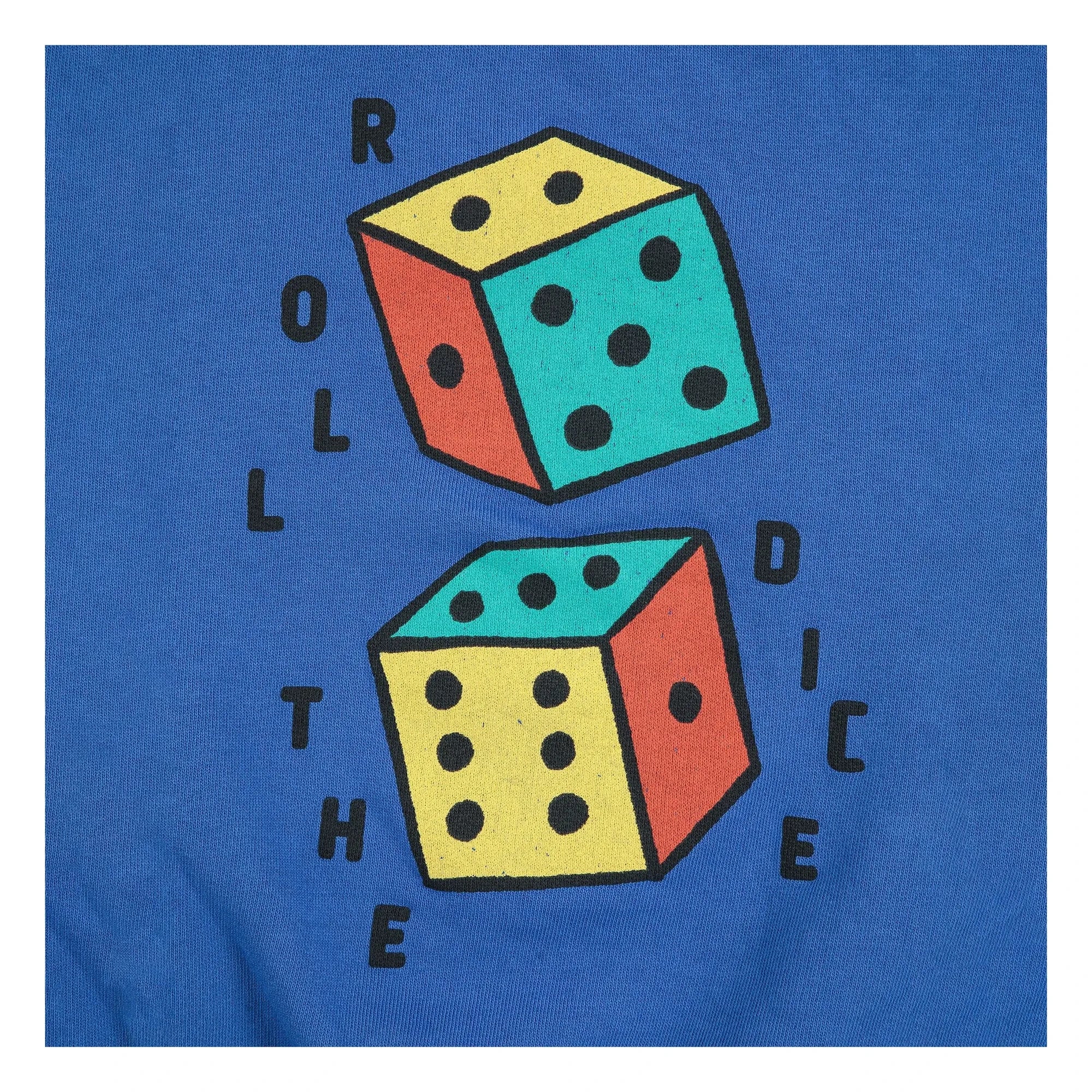 Bobo Choses - Roll The Dice Organic Cotton Sweatshirt | Royal Blue