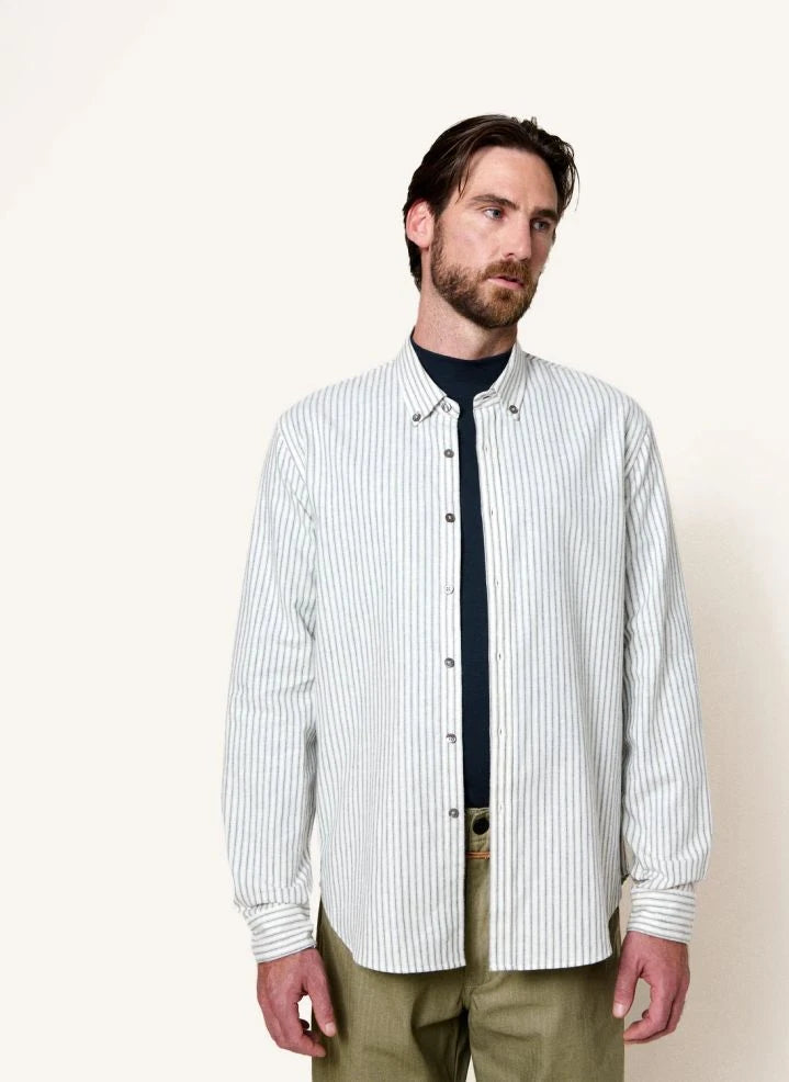 Homecore - Tokyo Sapporo Striped Shirt | Light Blue