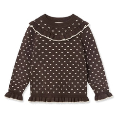 Fliink - Fame Polka-Dot Sweater | Brown