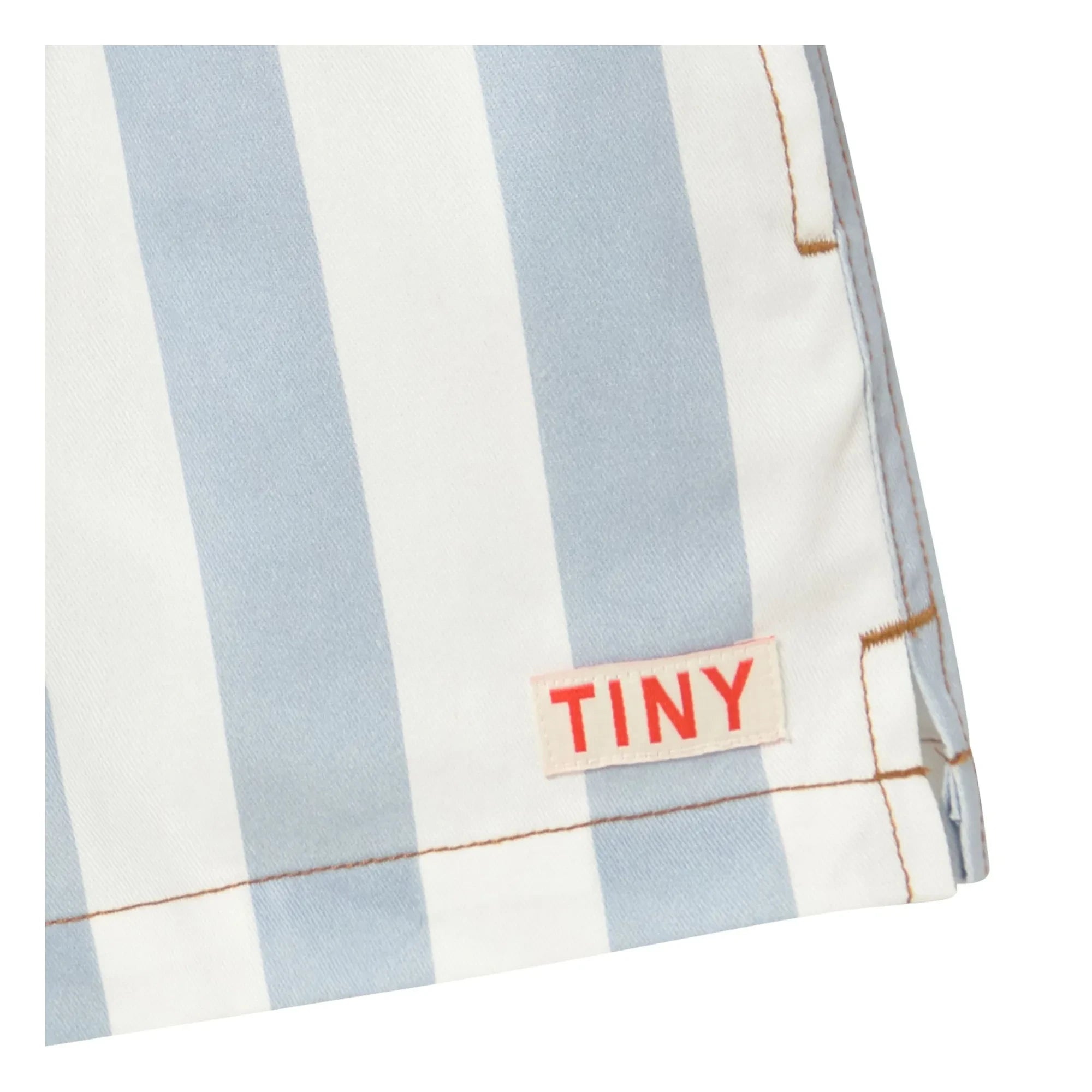 Tinycottons - Striped Twill Shorts | Blue