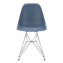 Vitra - DSR Plastic Chair - Chrome Frame - Charles & Ray Eames | Turquoise Blue