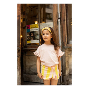 Louis Louise - Francesca Striped Headband | Yellow