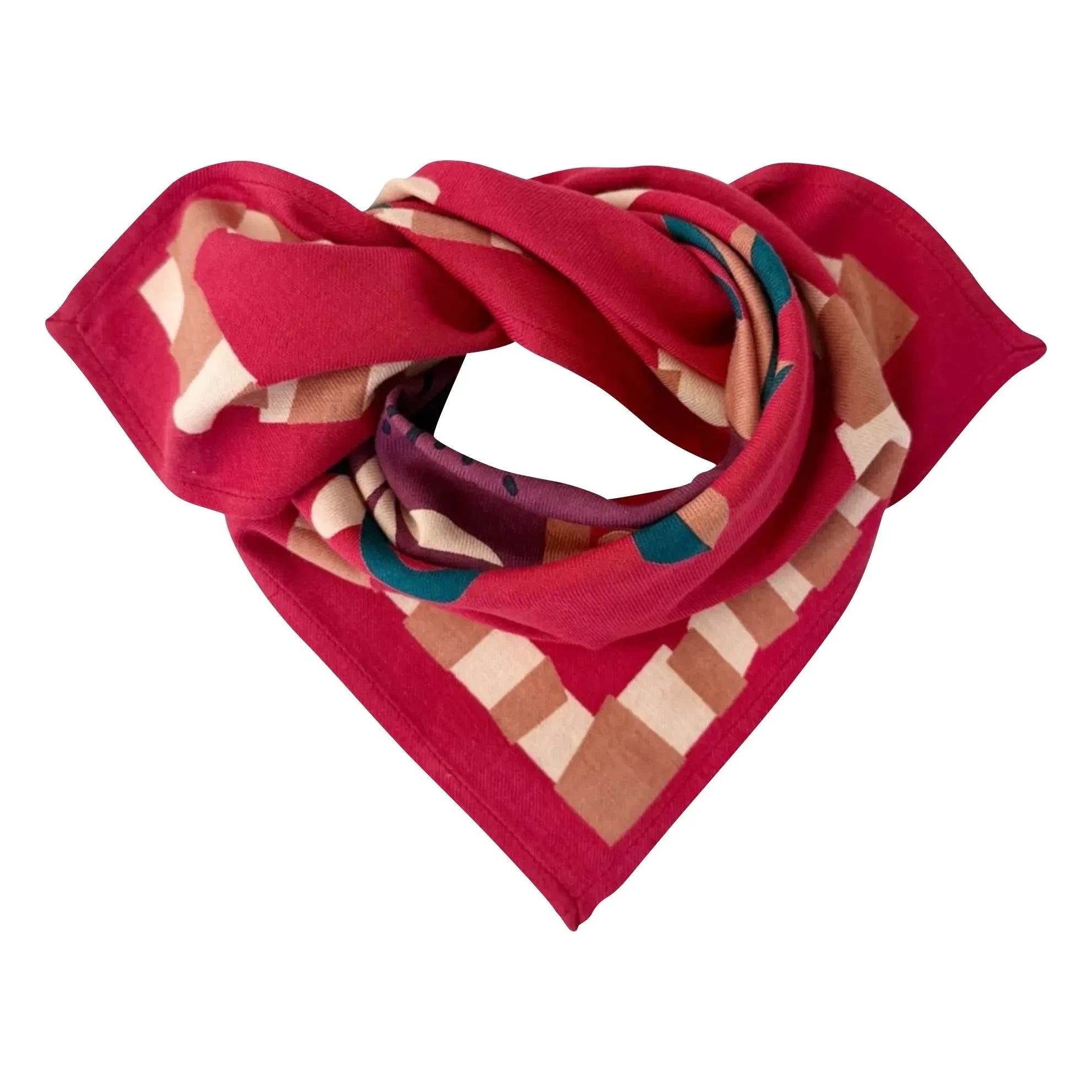 Apaches - Manika Small Scarf | Fuchsia