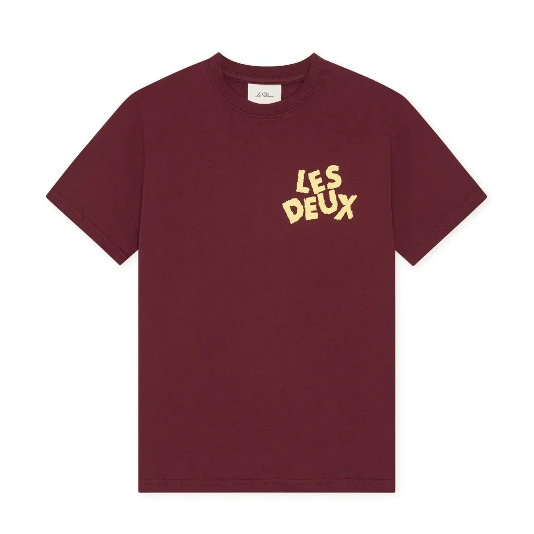 Les Deux - Les Deux Organic Cotton T-Shirt | Burgundy