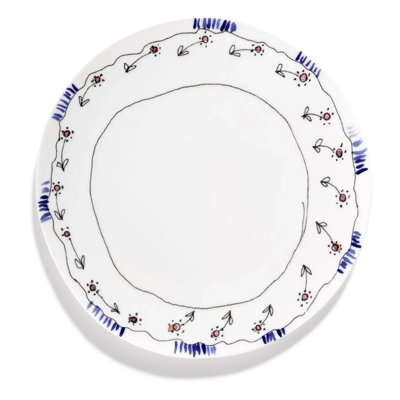 Serax - Anemone tabaklar, Marni için Serax - 2'li Set | Süt