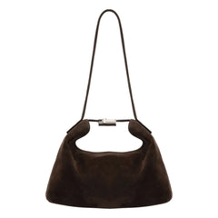 BY FAR - Bea Suede Bag | Brown