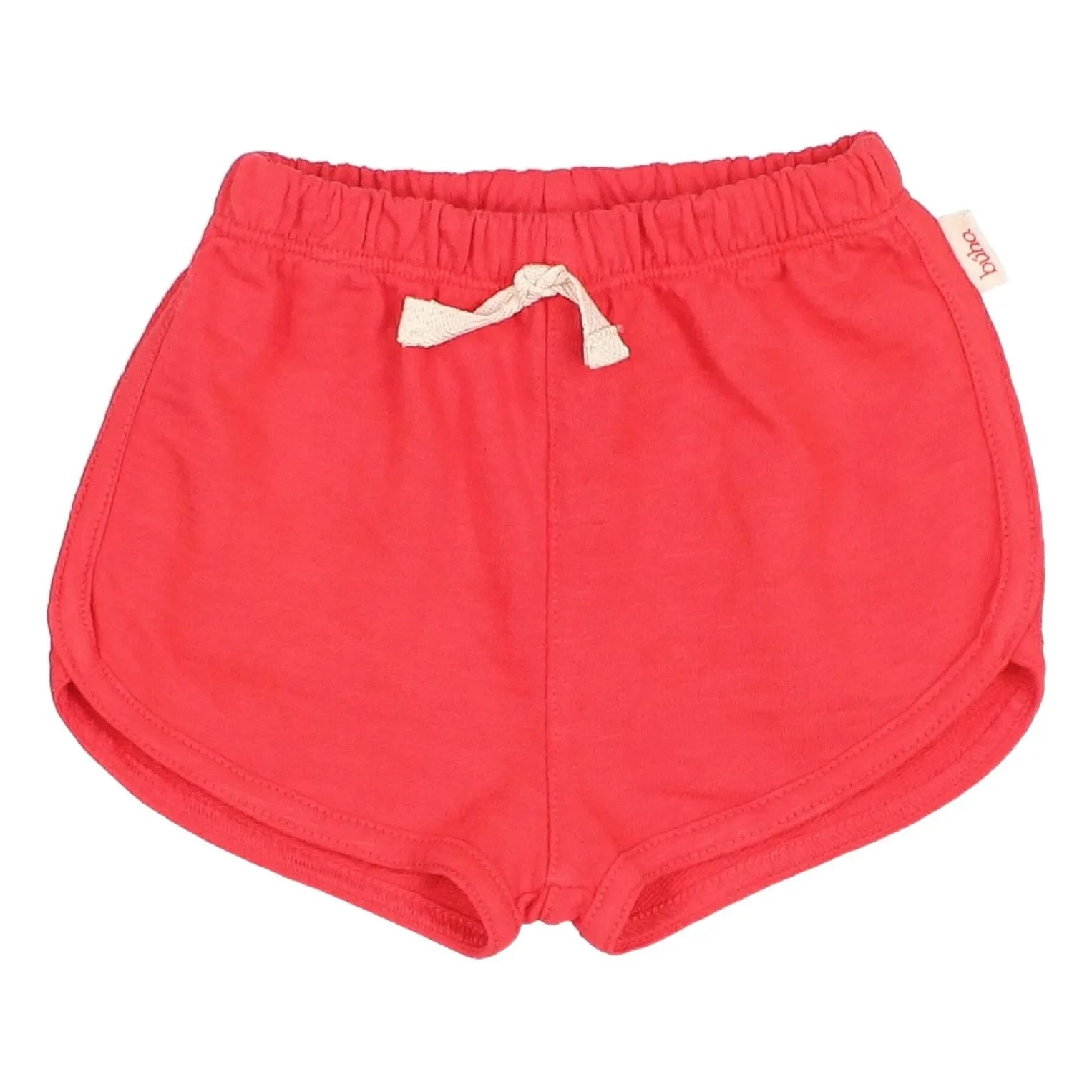 Búho - Organic Cotton Fleece Baby Shorts | Red