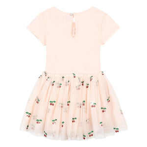 Konges Sløjd - Ballerina Cherries Tulle Dress | Pink