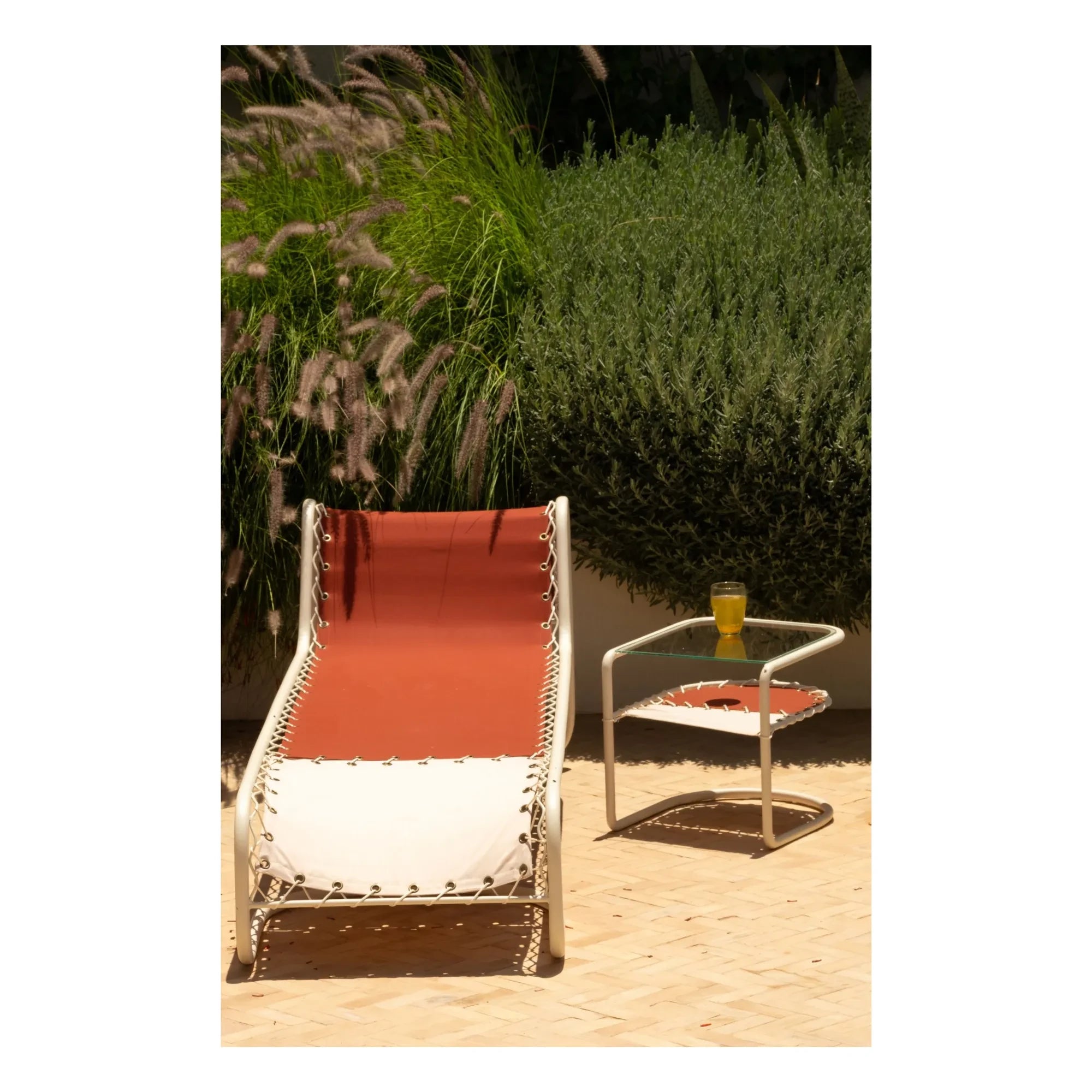 Honoré - Campo outdoor side table | Terracotta