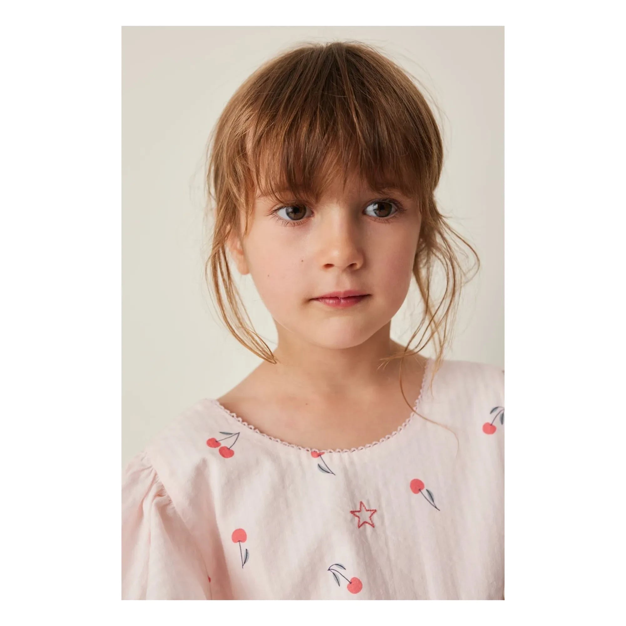 Tocoto Vintage - Cherry Dress | Light Pink