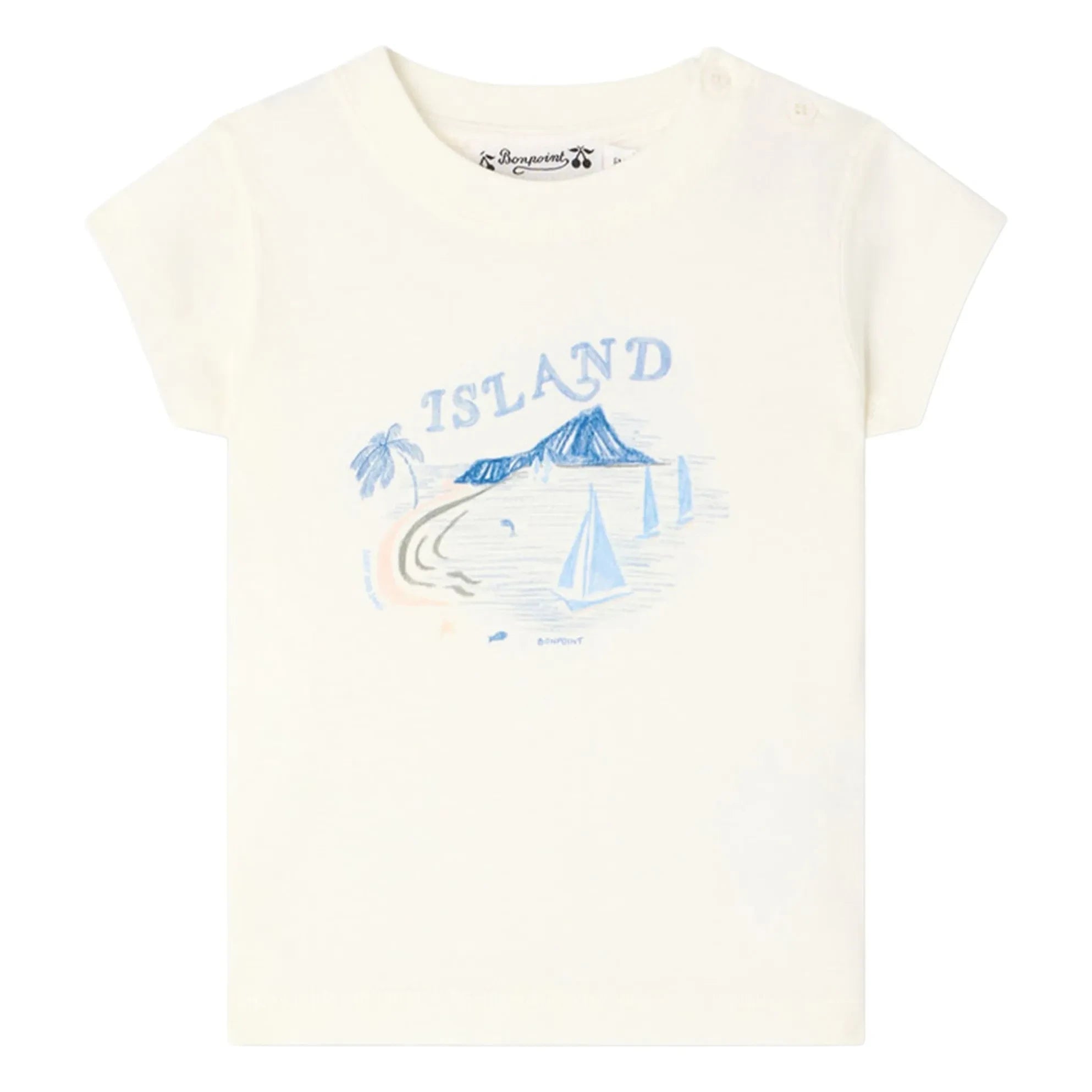 Bonpoint - Tom T-Shirt Organic Cotton | Cream